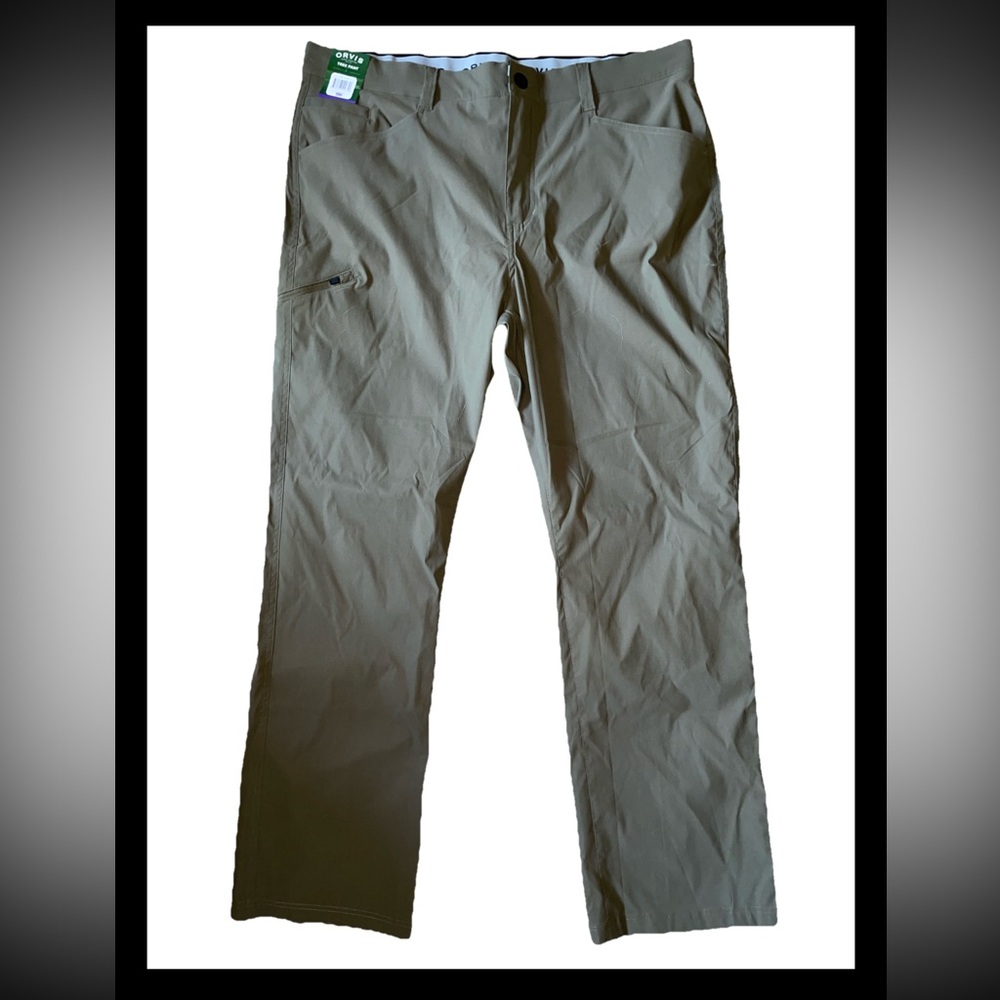 Orvis Mens Green Classic Collection Lightweight 5 Pocket Trek Pant 40x32 New NWT - Picture 2 of 11
